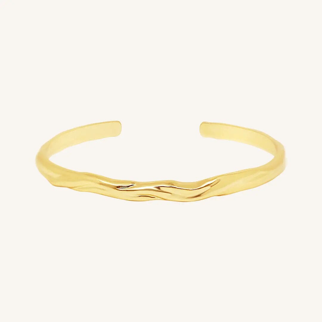 The GOLD Dune Cuff by Francesca Jewellery from the Bracelets Collection.