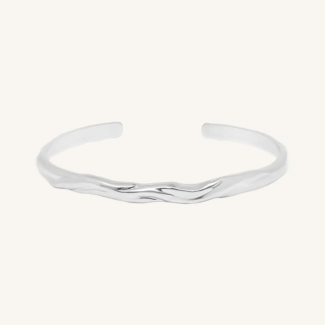 The SILVER Dune Cuff by Francesca Jewellery from the Bracelets Collection.