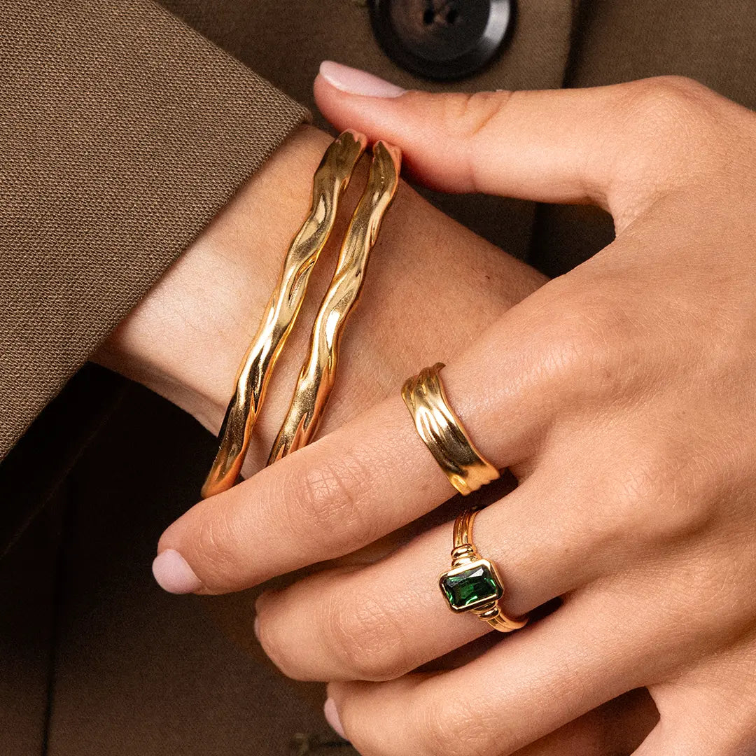 The Dune Cuff by Francesca Jewellery from the Bracelets Collection.