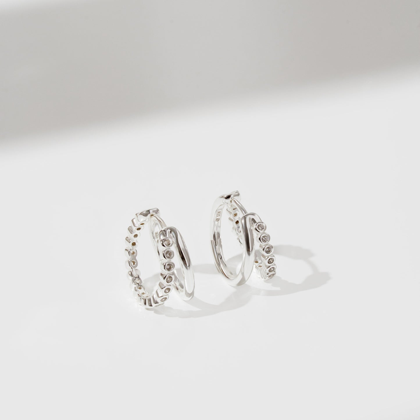 Eden Double Hoops