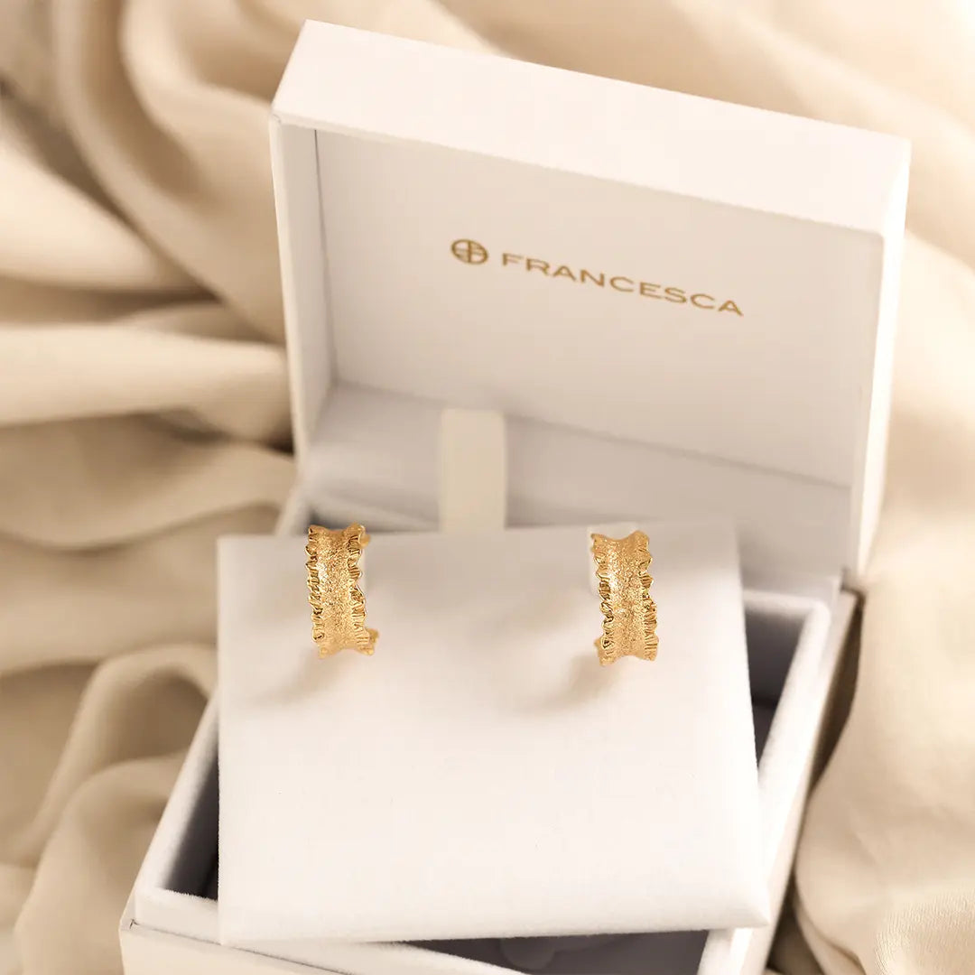 The Eloise Hoops by Francesca Jewellery from the Earrings Collection.