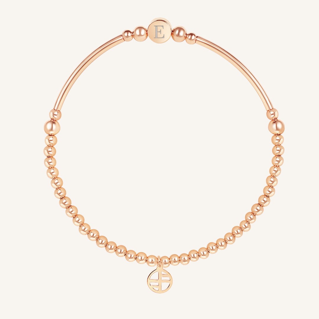 Etch Alpha Charm Bracelet