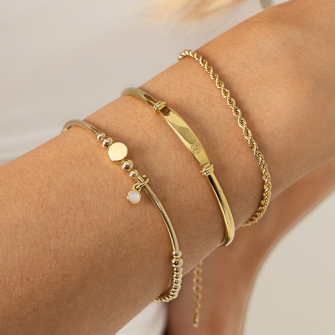 Etch Alpha Charm Bracelet