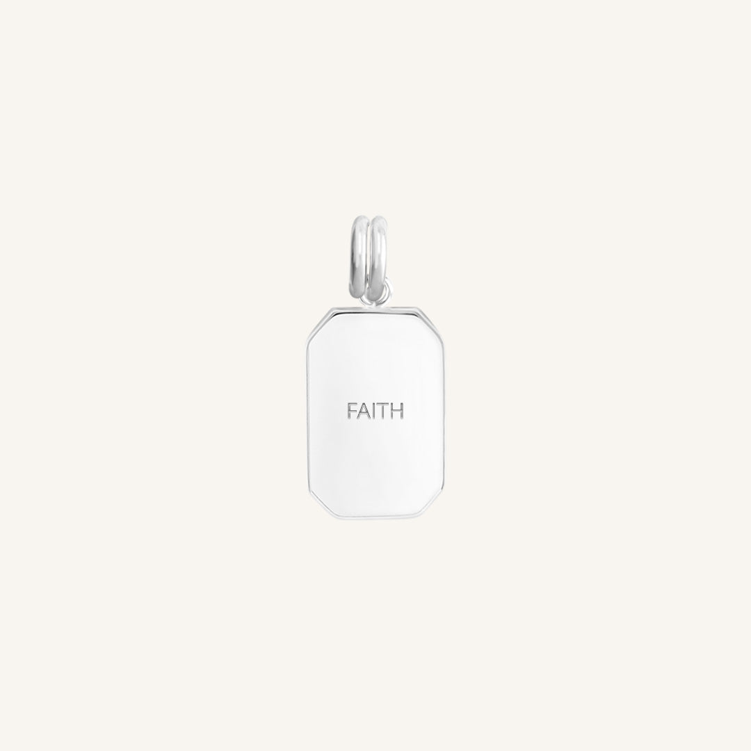 Etch Faith Charm