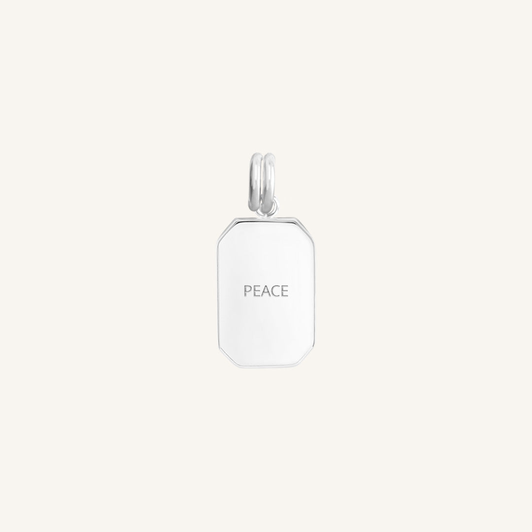 Etch Peace Charm