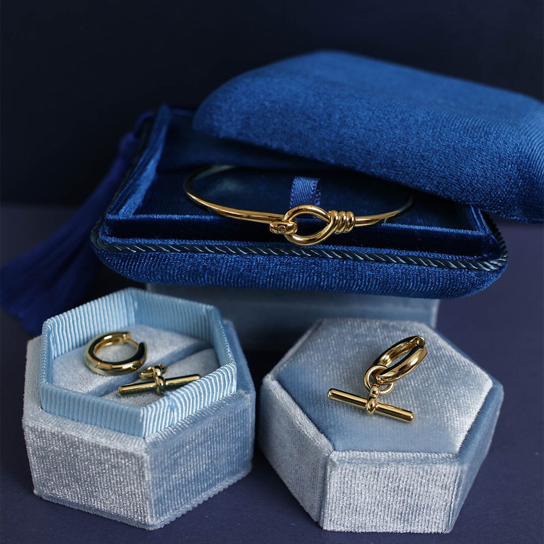 Etta T-Bar Hoops and Bracelet Set