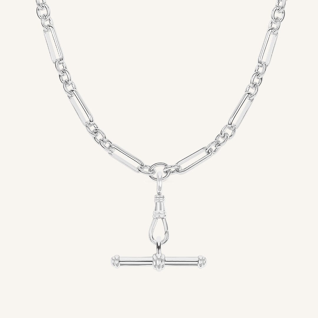 Etta T-Bar Pendant Fob Necklace