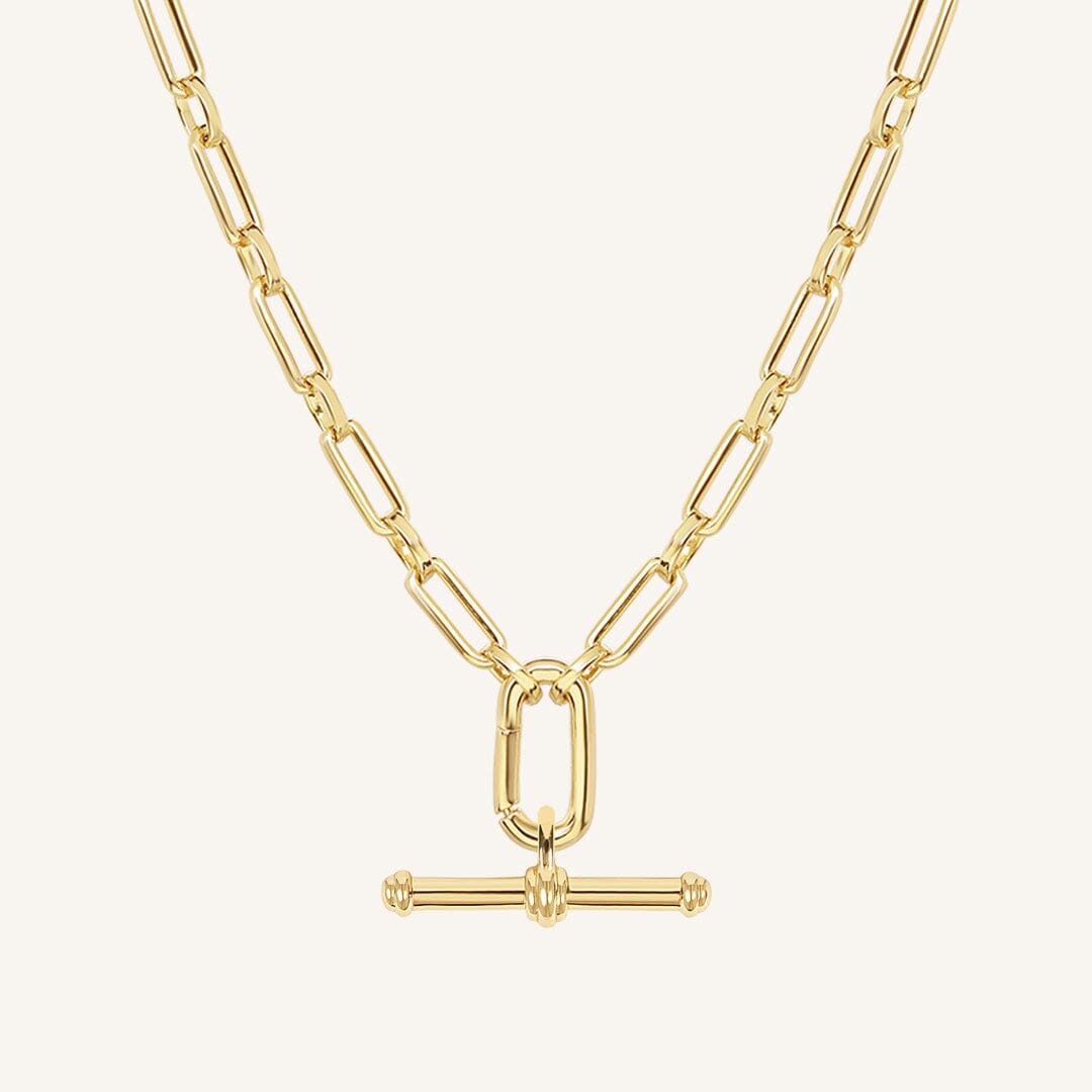Etta T-Bar Pendant Necklace