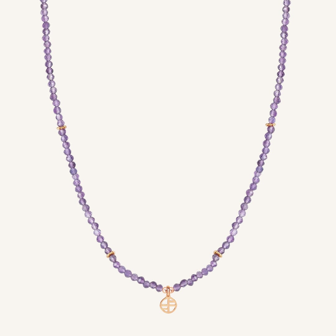 February Birthstone Necklace
