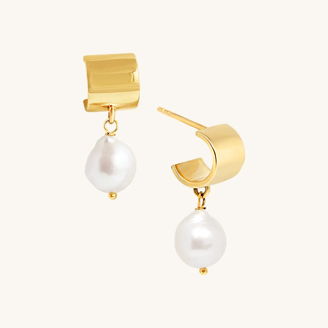 The GOLD Fitz Earrings by Francesca Jewellery from the Earrings Collection.