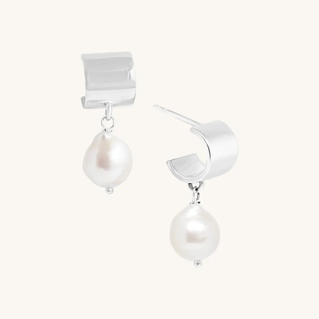 The SILVER Fitz Earrings by Francesca Jewellery from the Earrings Collection.