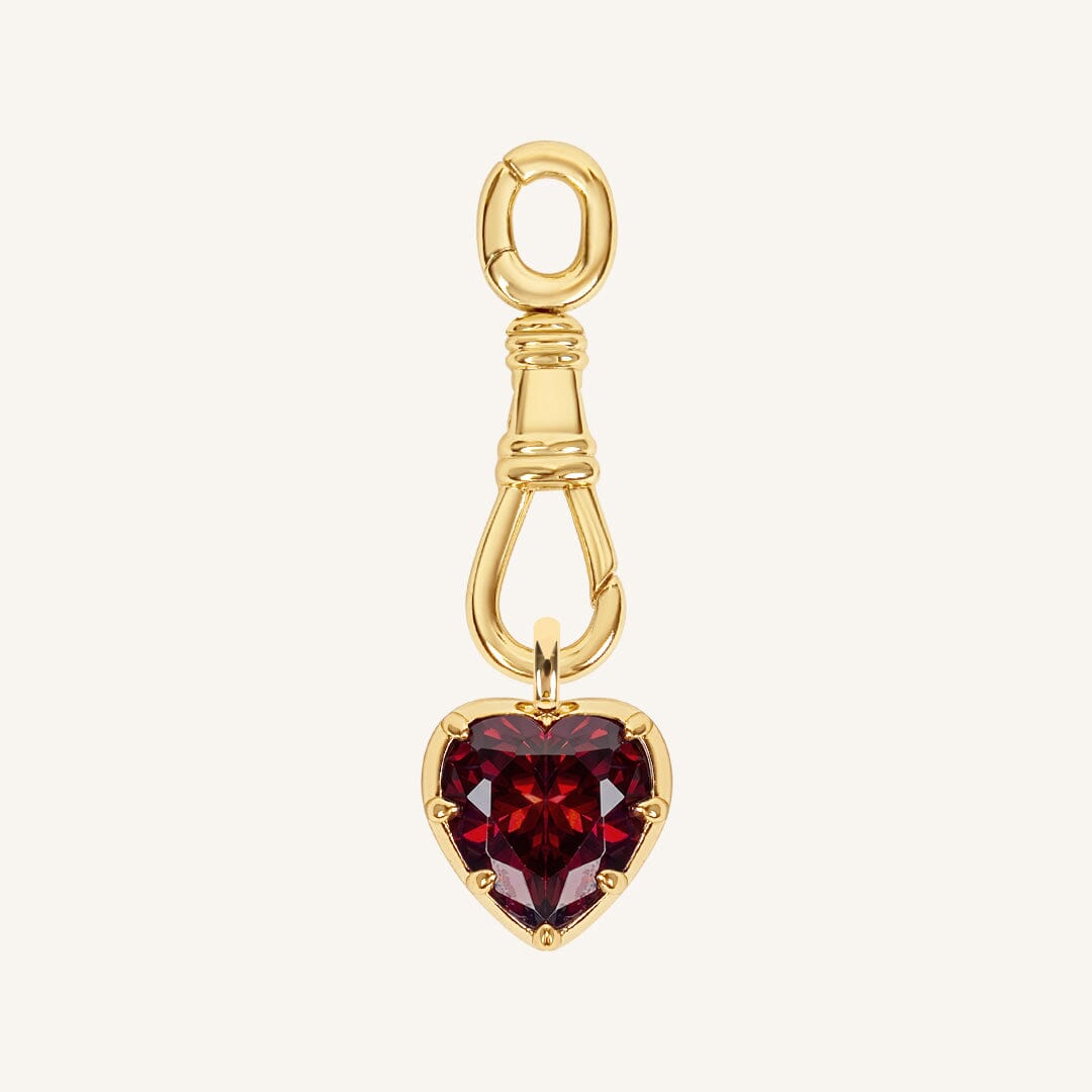 Florence Heart Fob Pendant