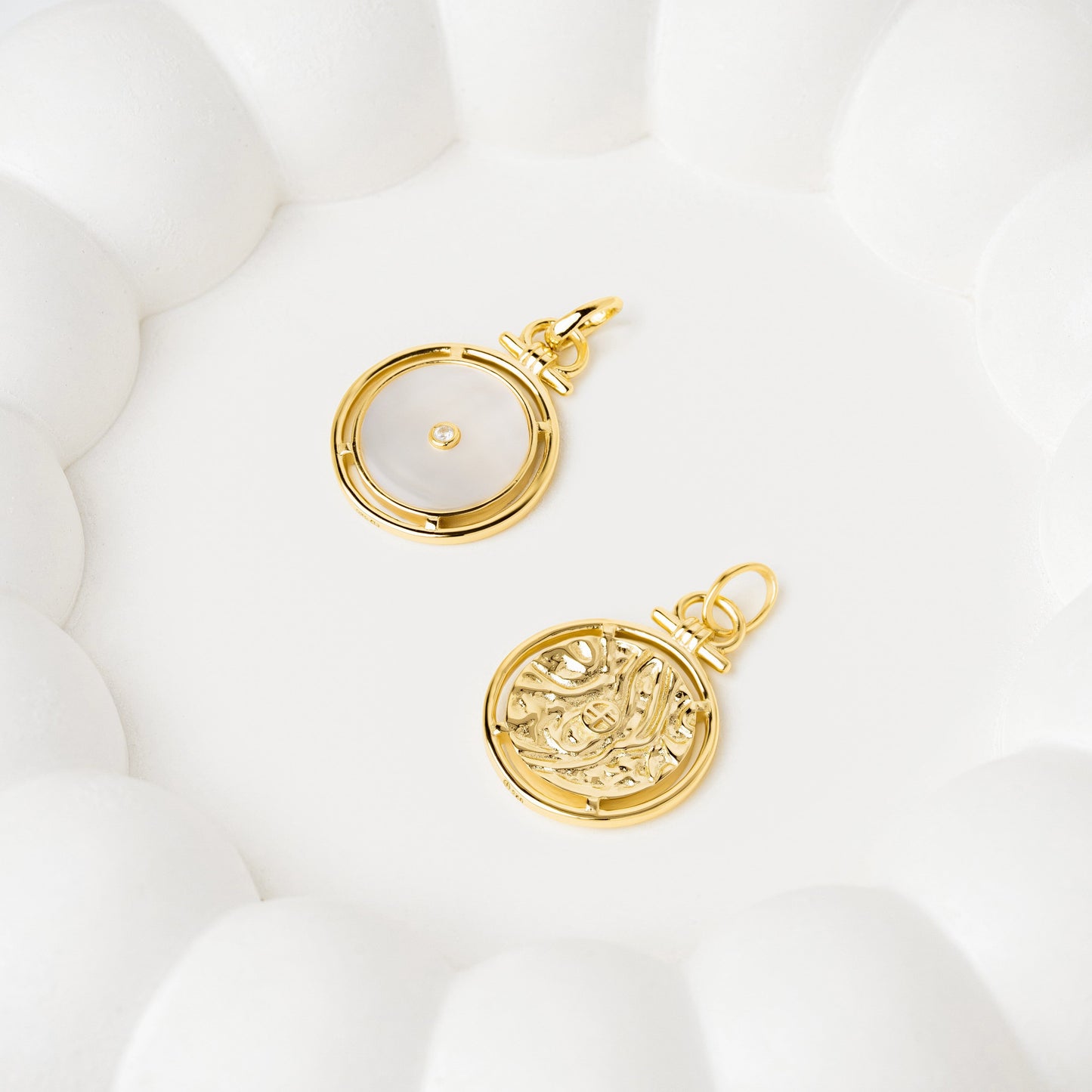 Golden Hour Pendant Fob Necklace