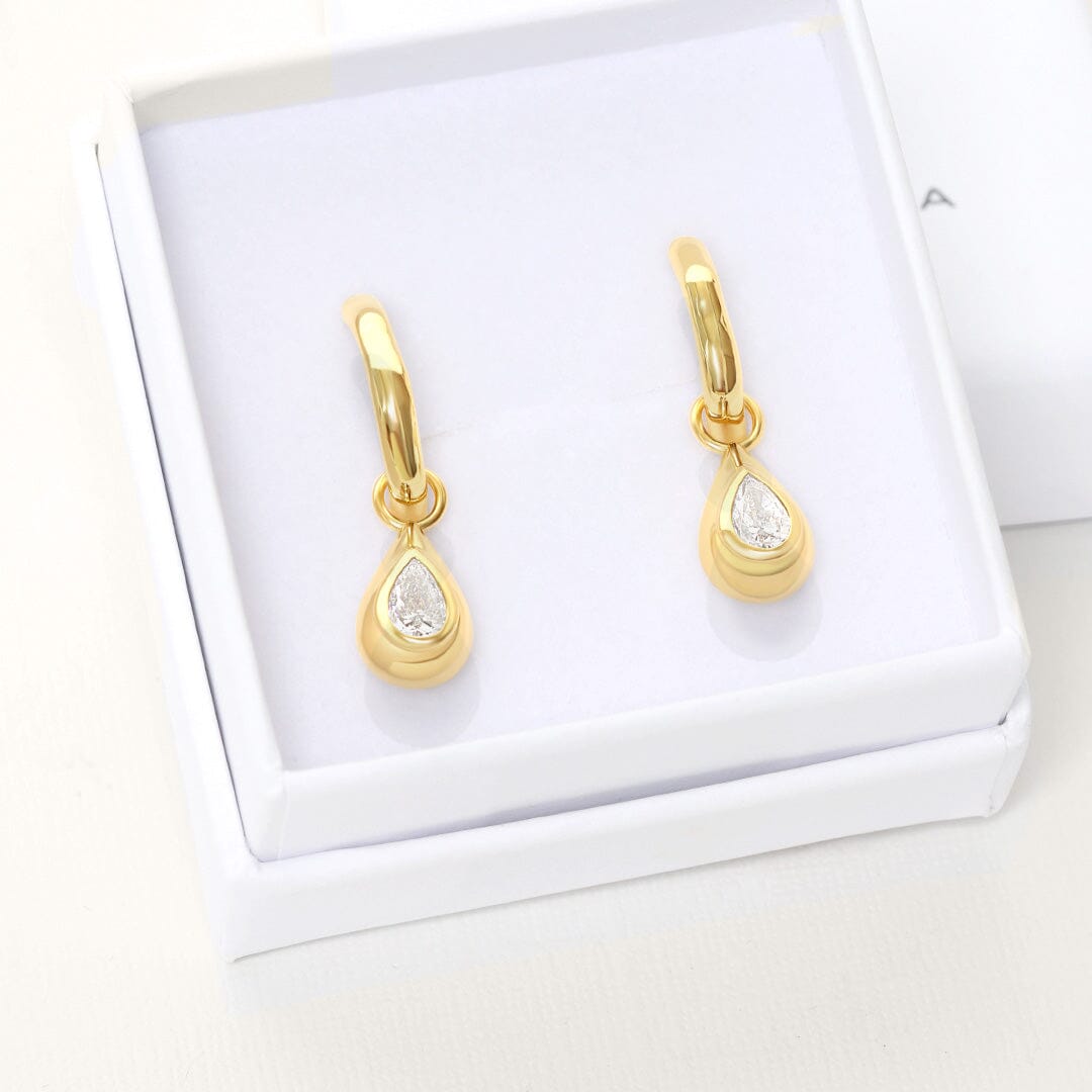 Rise Charm Hoops