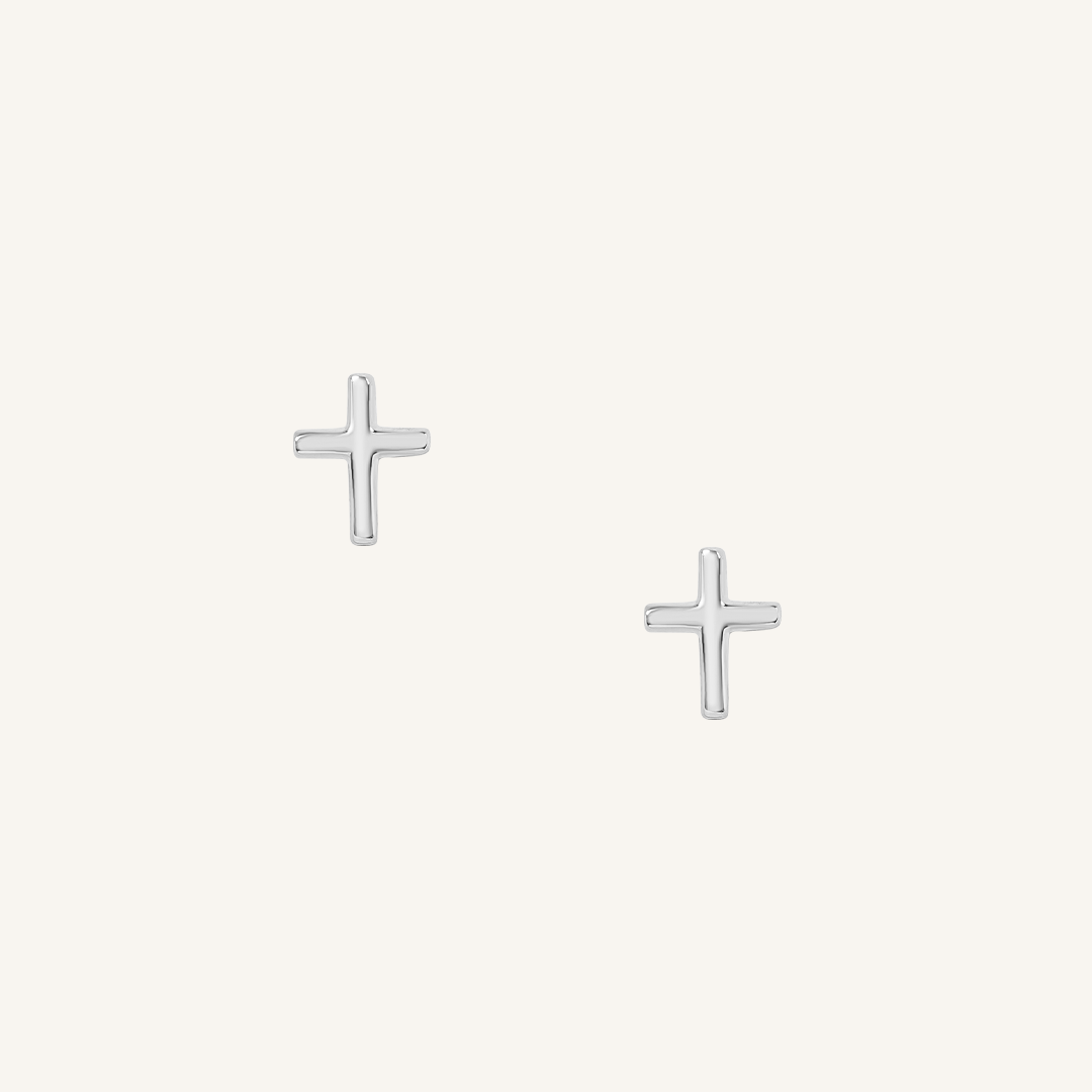 Hope Cross Studs