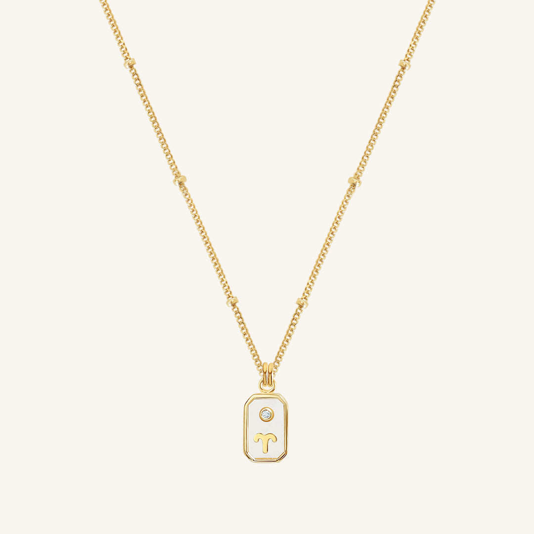 Iridescent Zodiac Necklace