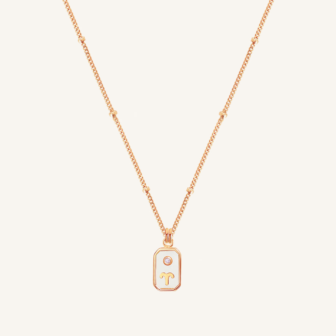 Iridescent Zodiac Necklace