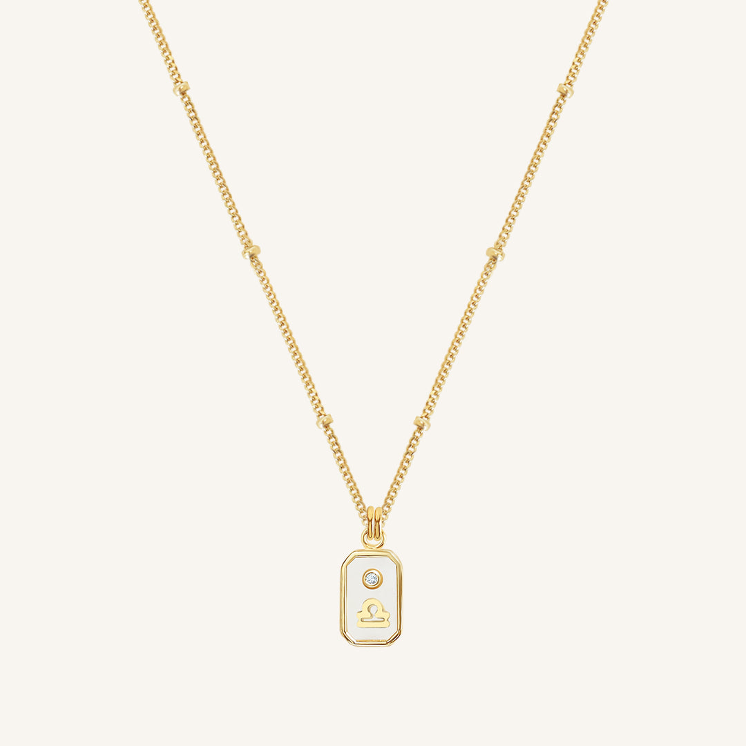 Iridescent Zodiac Necklace