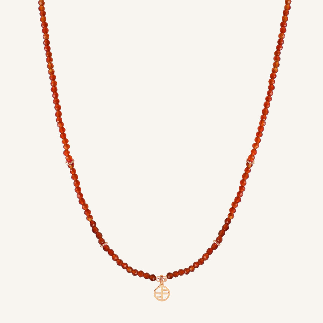 January Birthstone Necklace