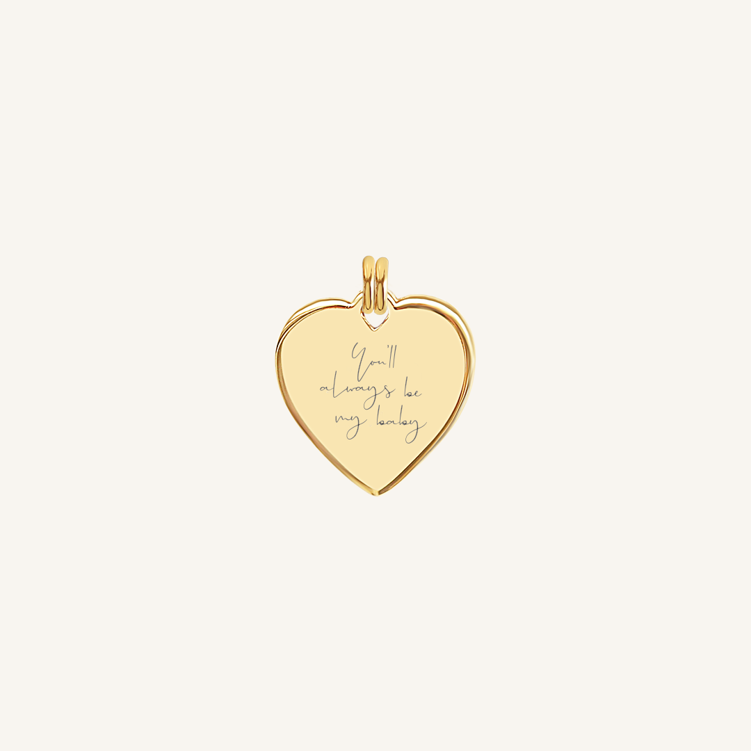 Etch Behold Heart Charm Jessica Urlichs