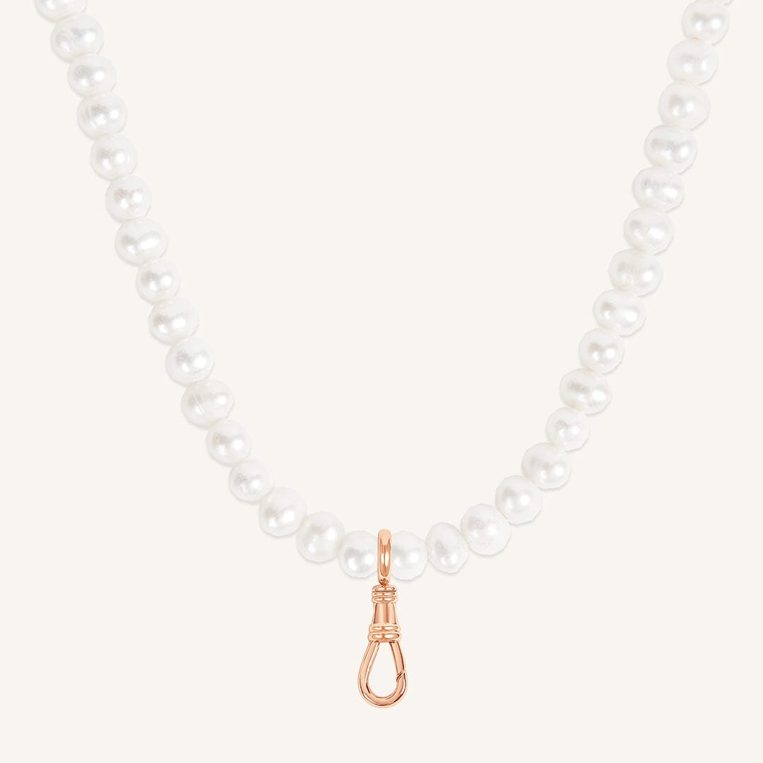 Audrey Pearl Fob Necklace