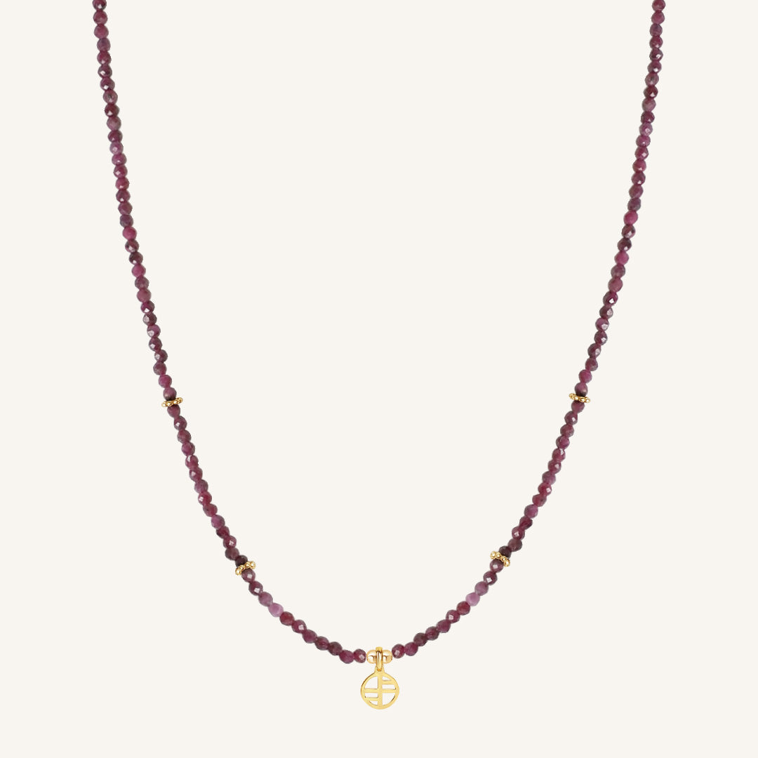 July Birthstone Necklace