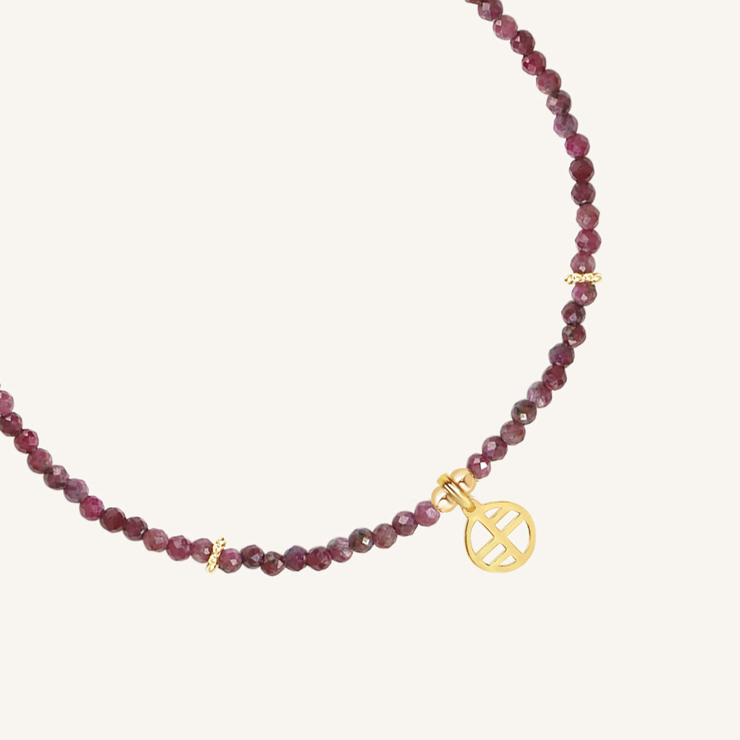 July Birthstone Necklace