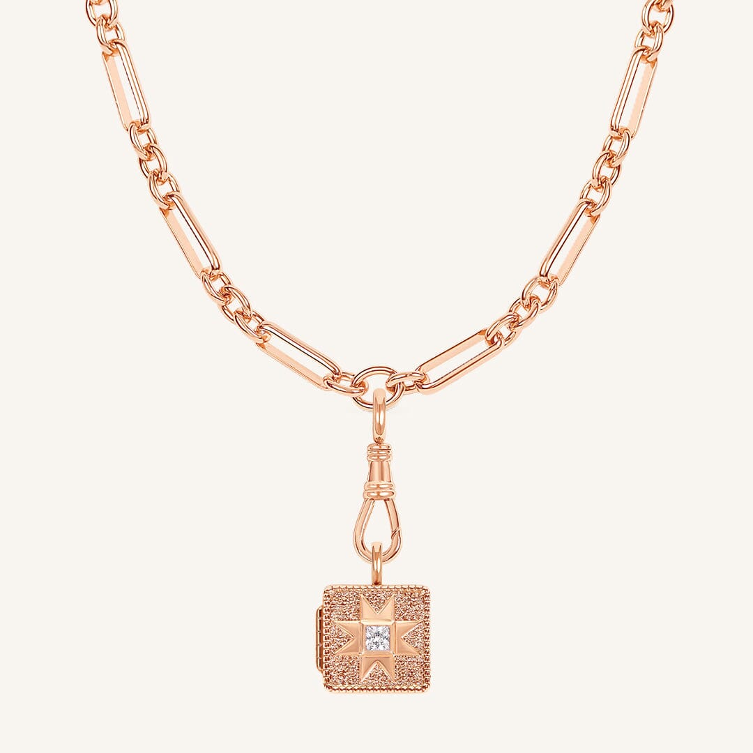 Margot Photo Locket Fob Necklace