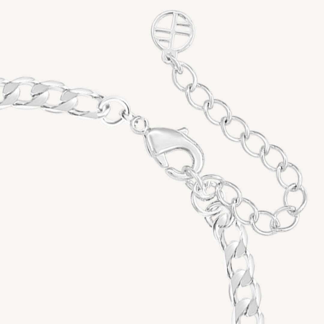 March Birthstone Chain Bracelet