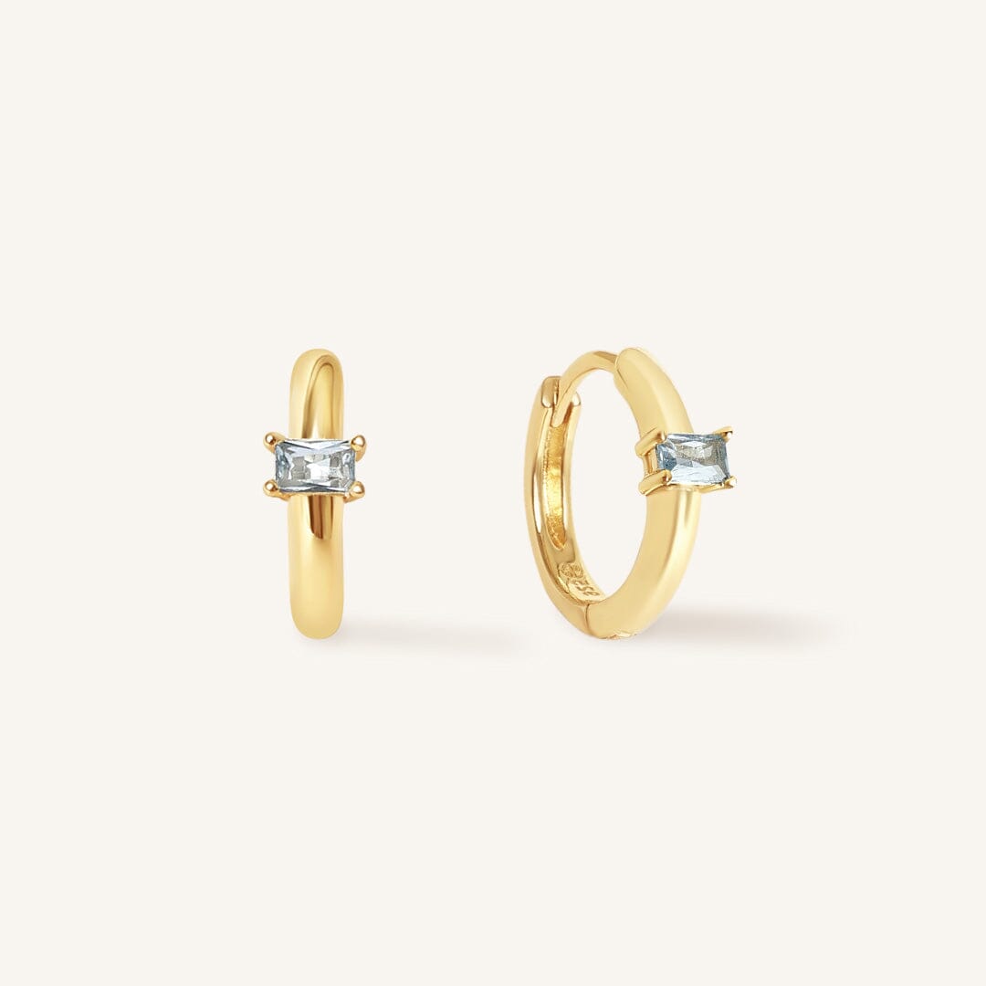 Birthstone Huggies