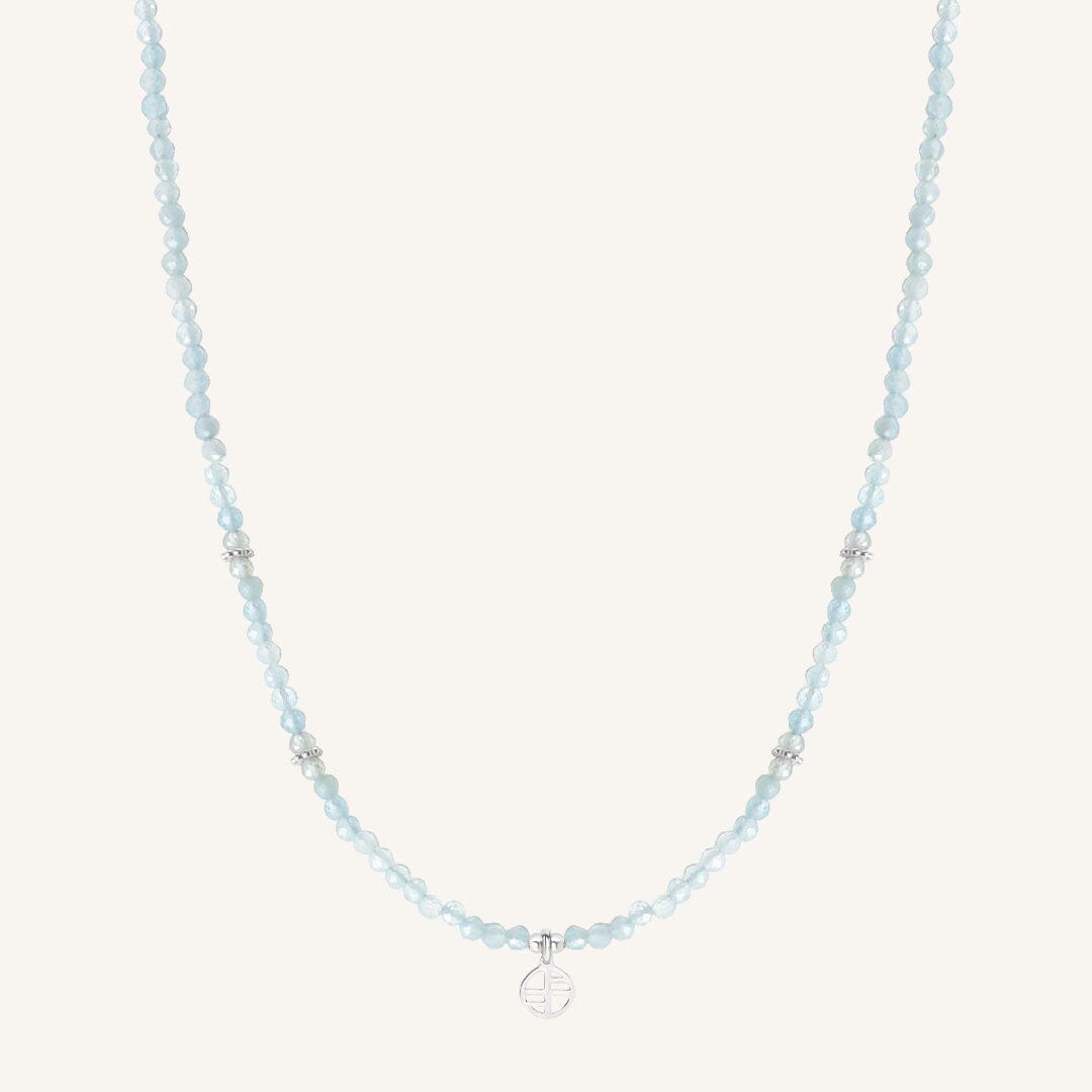 March Birthstone Necklace