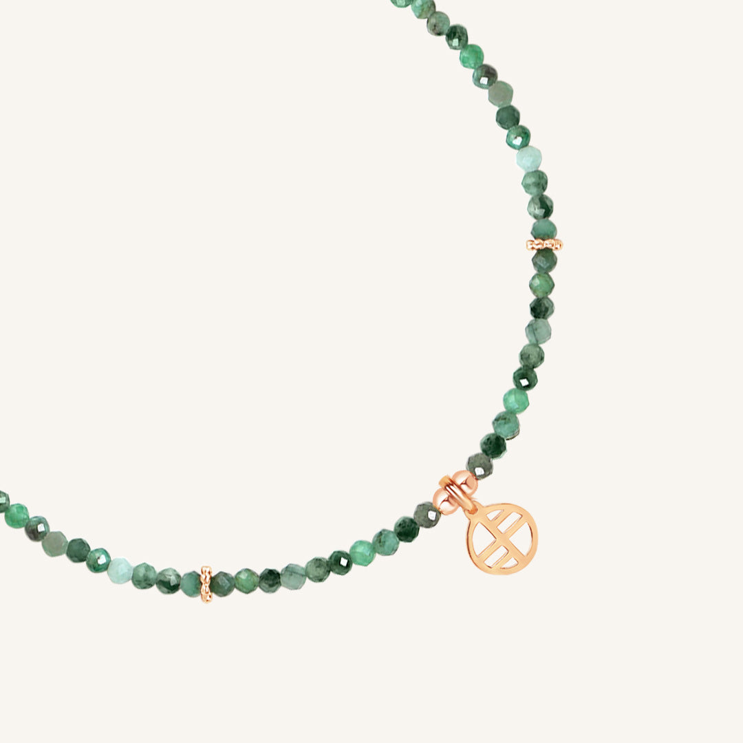 May Birthstone Necklace