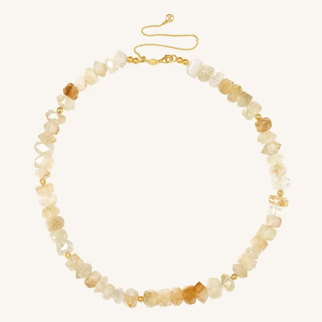 The GOLD Myall Stone Necklace by Francesca Jewellery from the Necklaces Collection.