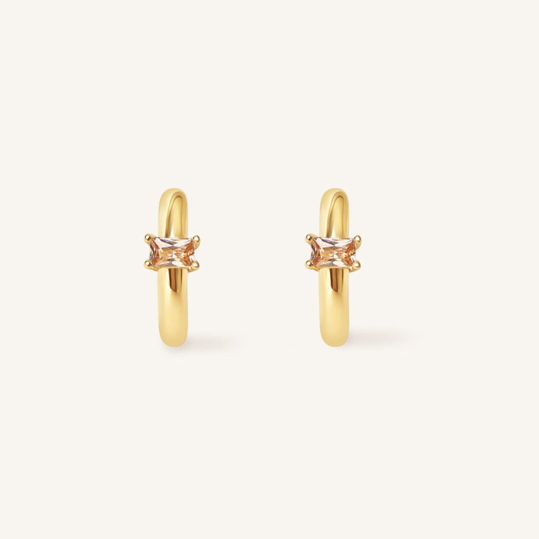November Birthstone Huggies