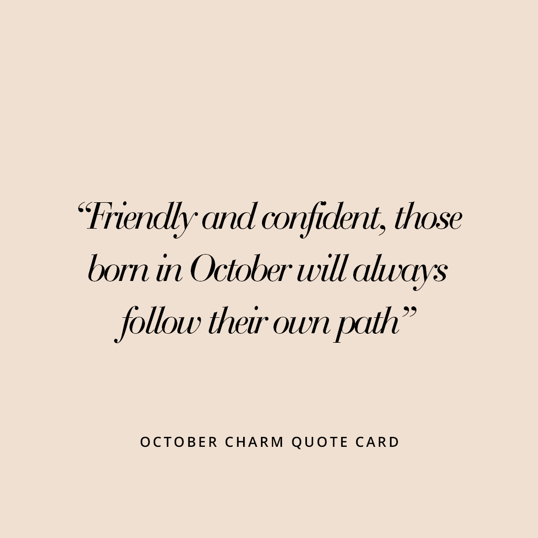 Aura Birthstone Charm Necklace