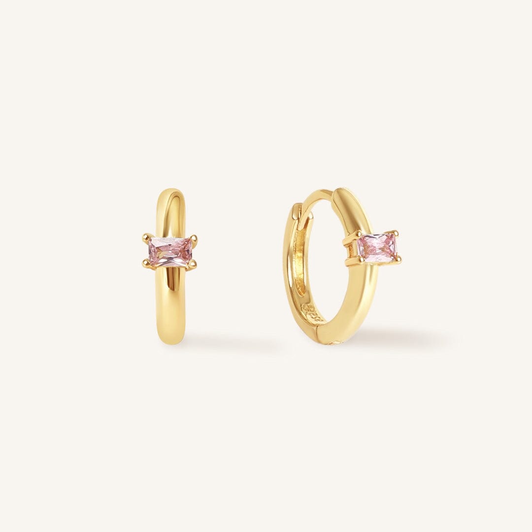 Birthstone Huggies