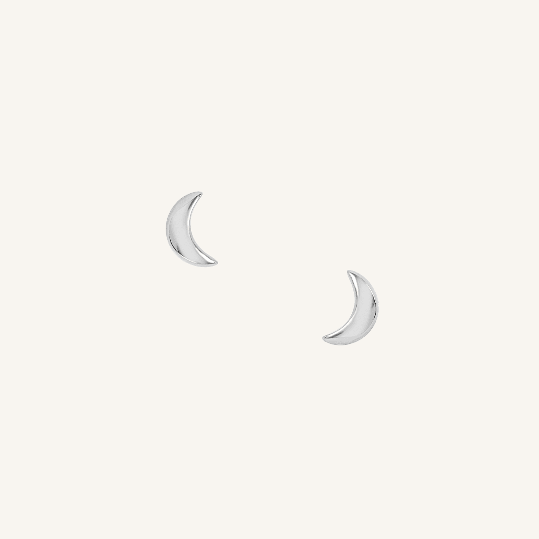 Patience Moon Studs