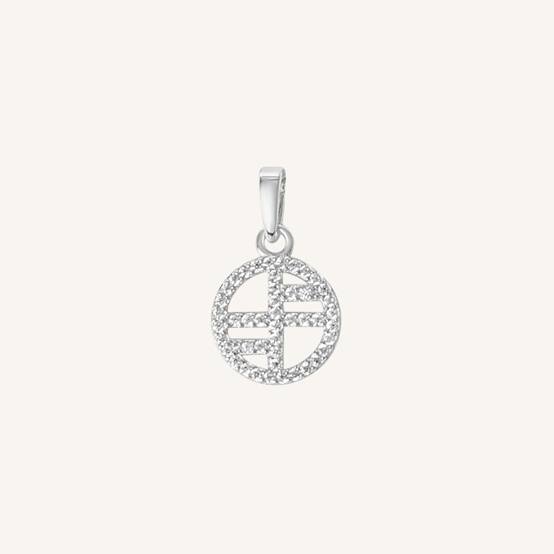Pavé Logo Charm