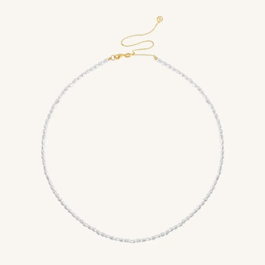 The GOLD Peggy Pearl Necklace by Francesca Jewellery from the Necklaces Collection.