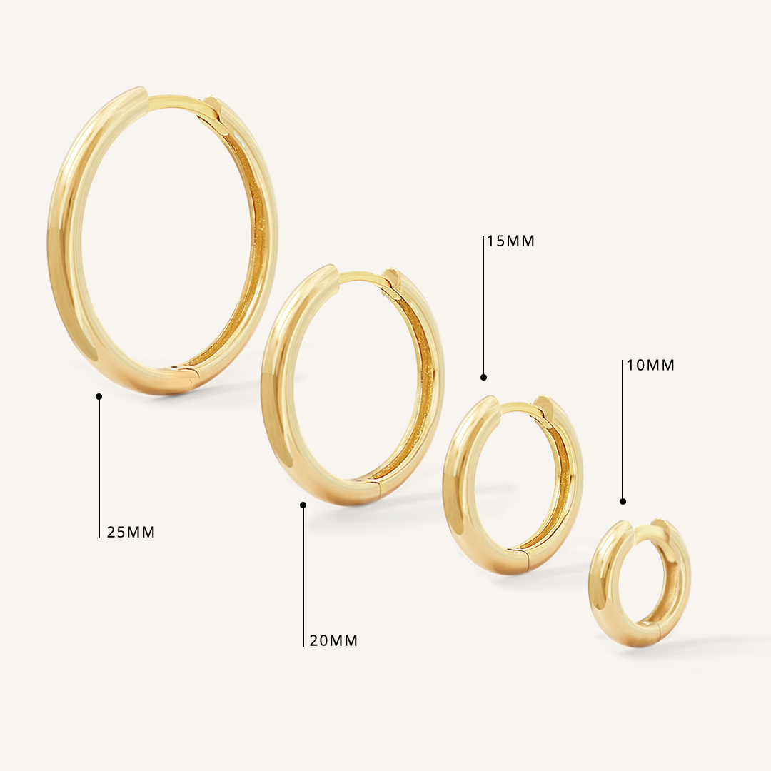 Clarity Plain Hoops