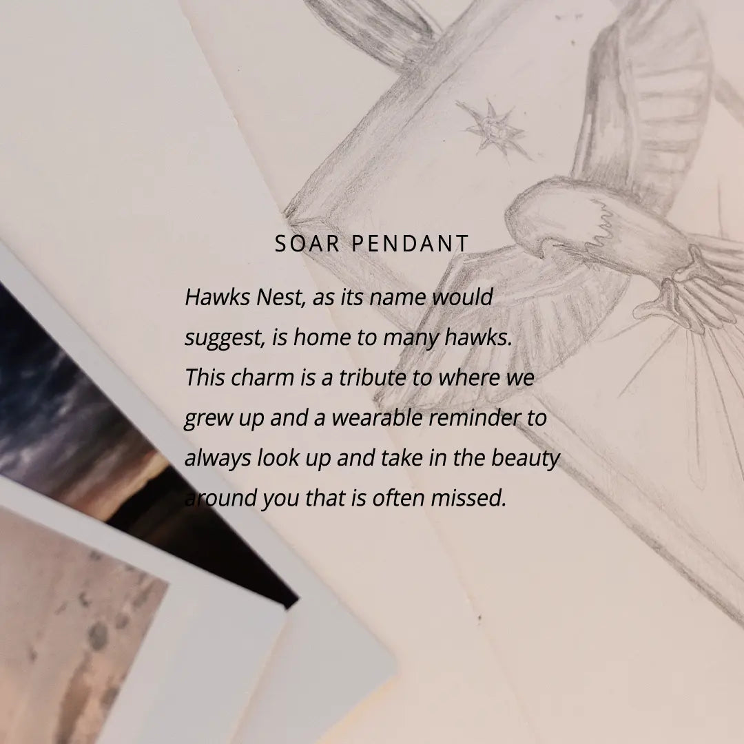 The Soar Pendant by Francesca Jewellery from the Charms Collection.