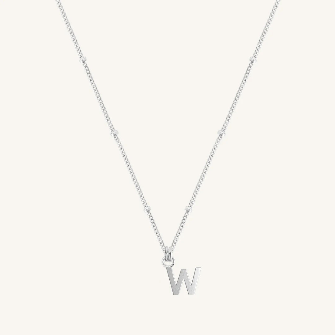 Letter Necklace Bobble Chain