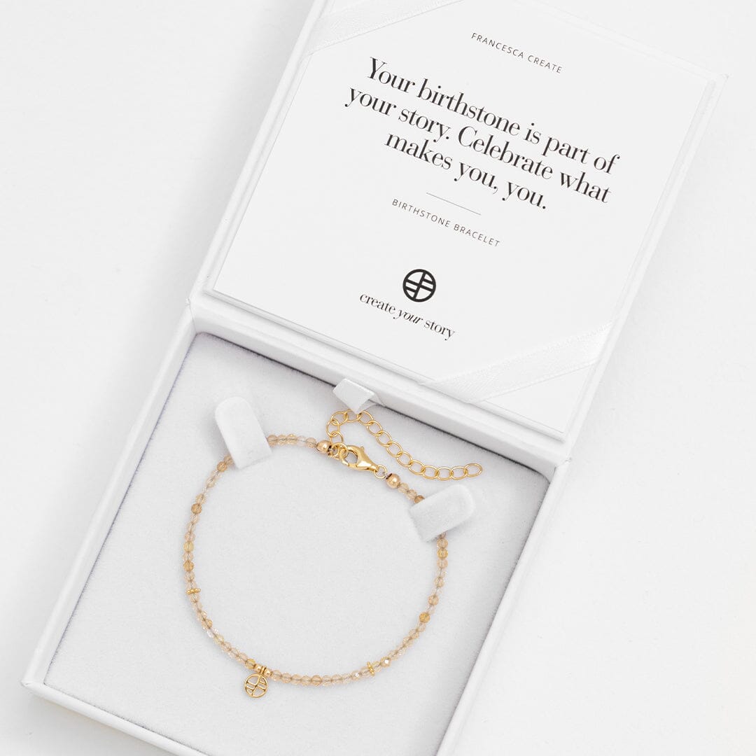 November Birthstone Bracelet