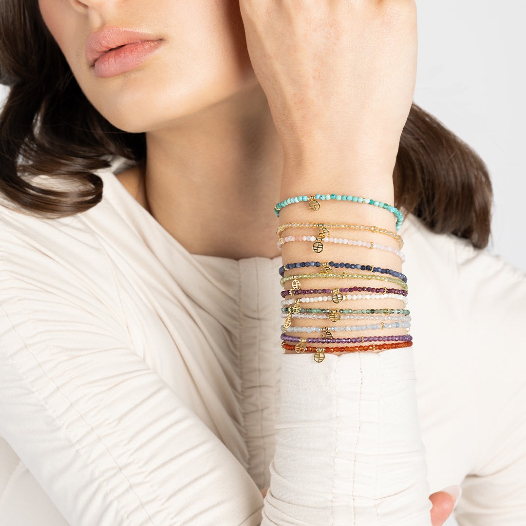 January Birthstone Bracelet