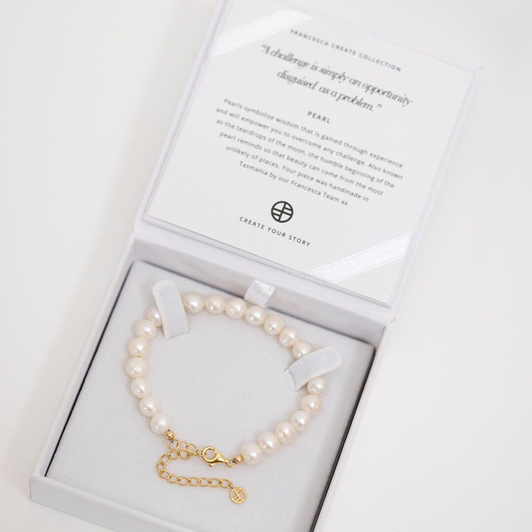 Capri Pearl Bracelet 6mm