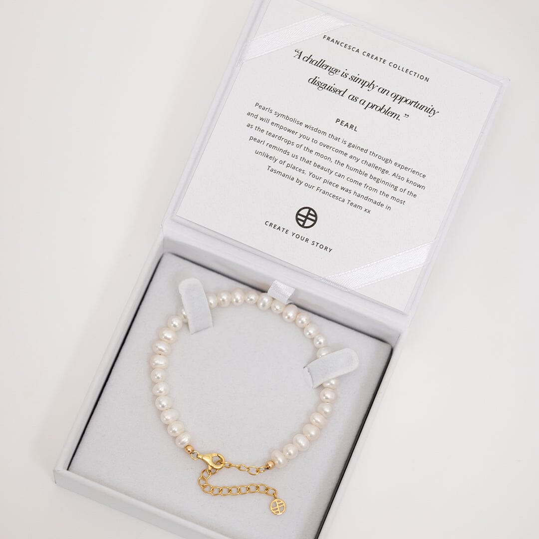 Capri Pearl Bracelet 4mm