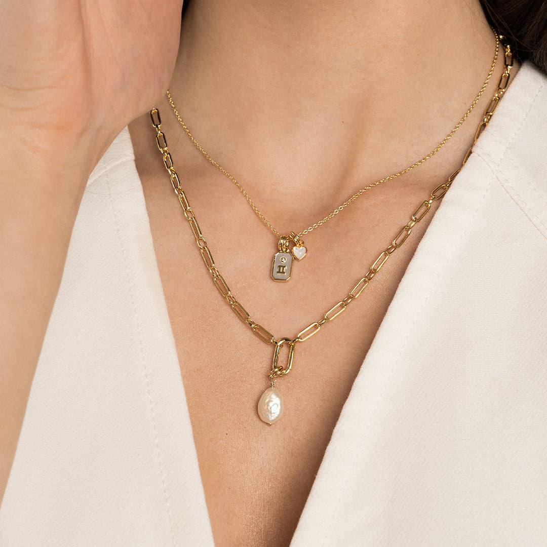 Devote Heart Charm Necklace