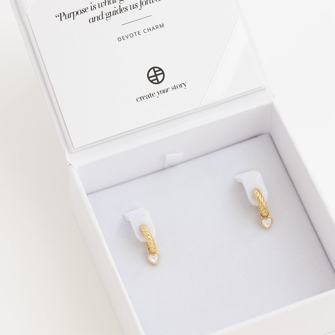 Devote Heart Rope Hoops