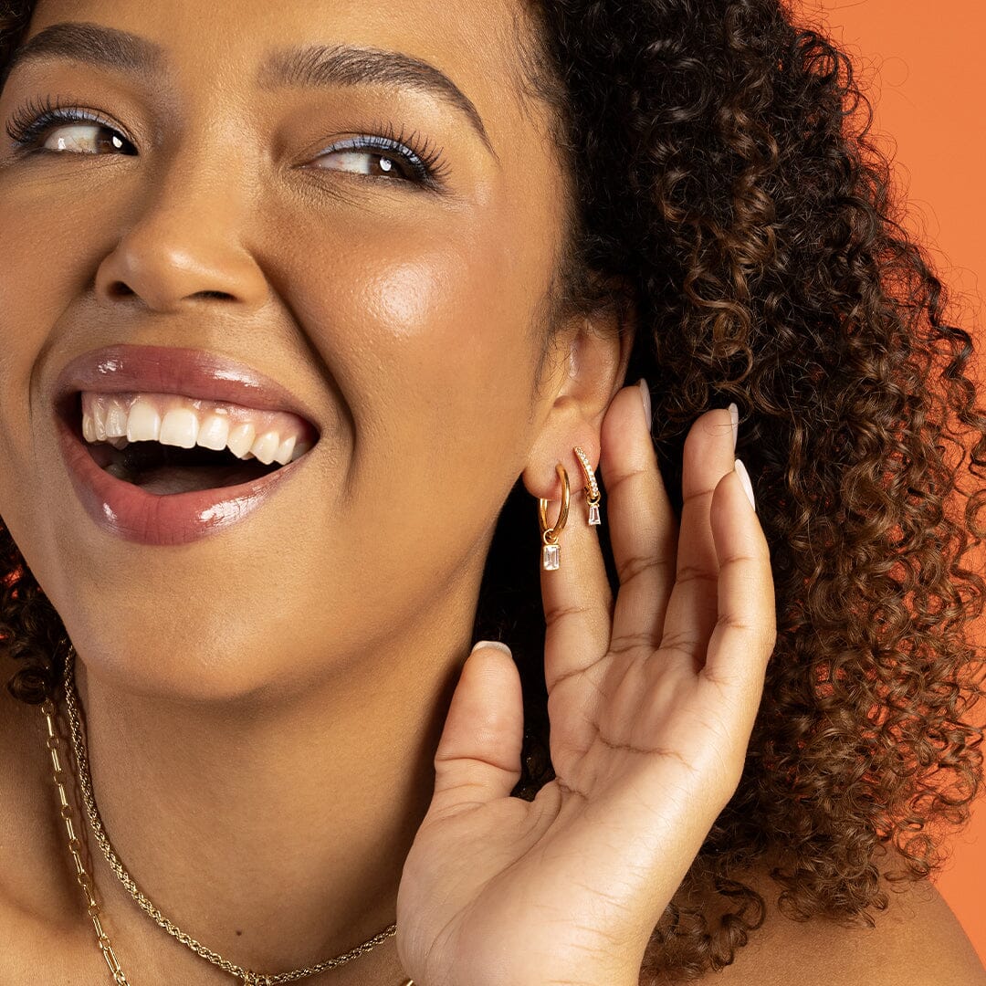 Radiant Plain Hoops