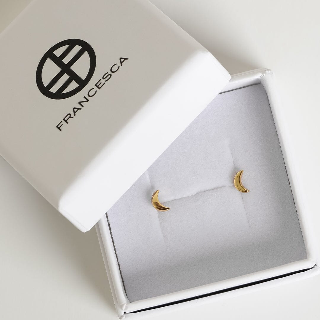 Patience Moon Studs